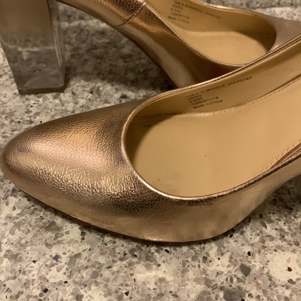 💃👠Katy Perry Women's The A.W Middie-Smooth Metallic Pump Rose Gold 9.5 👠💃 - Picture 14 of 16